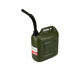 Канистра пластиковая усиленная 10 л для бензина и ГСМ зеленая сертифицирована REXANT 80-0205 