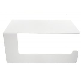 Держатель для туалетной бумаги EMBODIMENT с полкой хранения, белый EMB-TP-W 