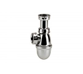 Сифон для умывальника Nicoll хромированный пластик, 1 1/4х32 L211M-0201231 