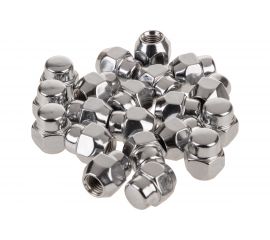 Гайка конус M12x1.50, закрытая 27 мм, ключ 13/16""(21 мм), хром 021, 20 шт SKYWAY S10602021 