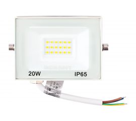 Светодиодный прожектор REXANT LED 20 Вт 1600 Лм 2700 K белый корпус 605-019 