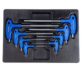 Набор L-о��разных ключей KING TONY Torx, ложемент, 8 предметов 9-22308TR 