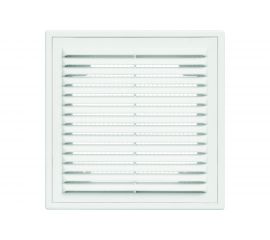 Решетка вентиляционная вытяжная с рамкой (150x150 мм; белая) ВИЕНТО 1515ВР 