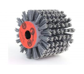 Щетка (110х100х19 мм; +4 паза; P80; полимерный ворс) ОСБОРН 3-384 FEL110100P80PGR 