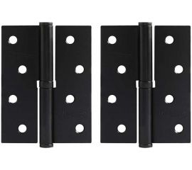 Петля НОРА-М 750-4"" черная, правая, 100x75x2.5 18484 