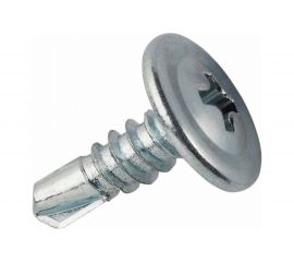 Саморез Daxmer ПШС 4,2x16 с прессшайбой сверло белый цинк 1 кг 433460 