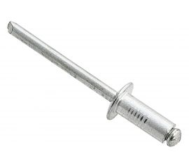 Вытяжная заклепка Daxmer 4.8х8 мм сталь/сталь 23272 