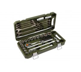 Набор головок 1/2 дюйма с комбинированными ключами, 35 предметов Дело техники 620735 