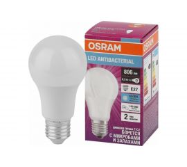 Светодиодная антибактериальная лампа Osram LC CLA60 8,5W/865 230V FR E27 10x1 4058075561014 