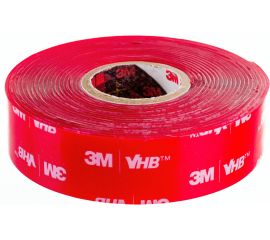 Монтажная лента 3M VHB, прозрачная, двусторонняя 19 мм х 3 м 4687202280834 