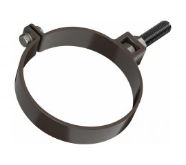 Универсальный хомут трубы Технониколь (ПВХ; длина 180 мм; темно-коричневый; 1 шт) TN683359 