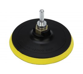 Насадка с липучкой для дрели и УШМ мягкая 125 мм, 10 мм, с адаптером KRANZ KR-91-1180 