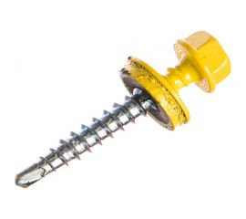 Кровельный саморез Kenner 4,8х35 RAL1018 жёлтый 250шт ск351018ф 