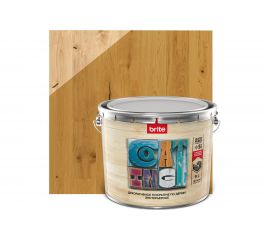 Декоративное покрытие по дереву BRITE FLEXX экстерьерное, тик, ведро 9 л 212461 