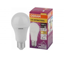 Светодиодная антибактериальная лампа Osram LCCLA75 10W/827 230V FR E27 10x1 4058075561076 