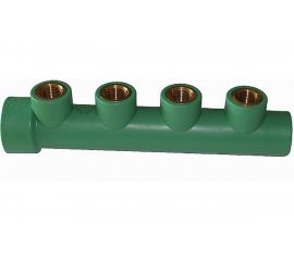 Коллектор Banninger полипропиленовый, зеленый, 32x1/2 ВР - 4 отвода 5R84084311 