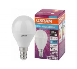 Светодиодная антибактериальная лампа Osram LC CLP60 7,5W/865 230V FR E14 10x1 4058075561694 