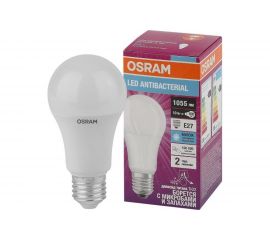 Светодиодная антибактериальная лампа Osram LC CLA75 10W/865 230V FR E27 10x1 4058075561090 