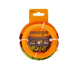 Леска для триммера (2 мм; 15 м; витой квадрат) Amigo 70351 