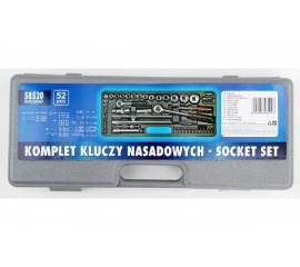 Торцевые головки TOYA 10-32мм, 1/2, 52шт 58520 