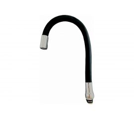 Гибкий излив для смесителя для кухни OUTE размер гайки 3/4, внутренняя резьба, черный M7170-2 