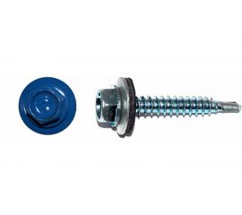 Кровельный саморез КРЕП-КОМП 4,8x29, RAL 5005, насыщенный синий, 3500 шт. ск295005к 