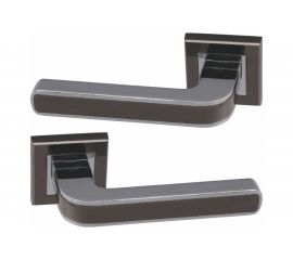 Дверные ручки ADDEN BAU PIEZA Q360 BLACK NICKEL/CHROME 940000001288 