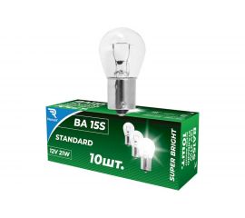 Лампа накаливания Rekzit P21W, 12V21W, BA15S, Standard 90401 