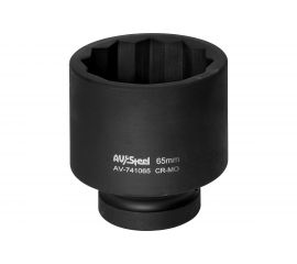Головка ударная двенадцатигранная (65 мм; 1""DR) AV Steel AV-741065 