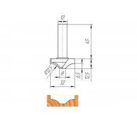 Фреза ФК 0375 МебельДрев 4627198885330 