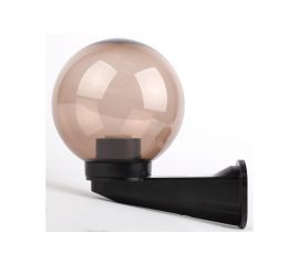 Садово-парковый светильник ЭРА НБУ 01-60-205, шар, дымчатый, с настенным крепежом Б0048082 