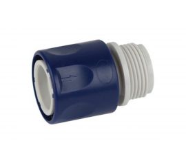 Соединитель/коннектор (для шланга с внешней резьбой; 19 мм; 3/4; пластик) GREEN APPLE ЕСО GAES 20-10 Б0017774 