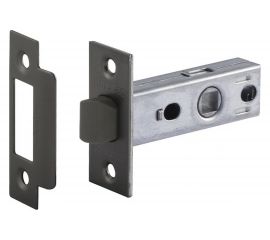 Дверная защелка НОРА-М С-45П пластик. яз. графит 17213 