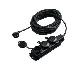 Силовой удлинитель ЗУБР КГ 325-Ш3 15 м, 4000 Вт, 3 гнезда 55024-15 