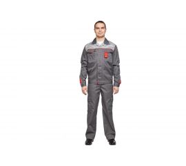 Летний мужской костюм ООО Комус л10-КБР темно-серый/светло-серый, размер 56-58, рост 182-188 816106 