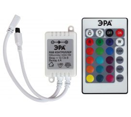 Контроллер для светодиодной ленты ЭРА RGBcontroller-12/24V-72W/144W 50/1800 Б0043442 