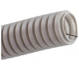 Гофрированная труба ЭРА ПВХ, d=25мм, с зондом, легкая, 10м Б0042997 