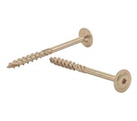 Конструкционный шуруп Rusconnect 8х120 мм, тарельчатая головка 10 шт. 3208121 