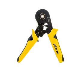 Квадратные пресс клещи Inforce с регулировочным винтом, 0.2-10 мм2 06-19-12 