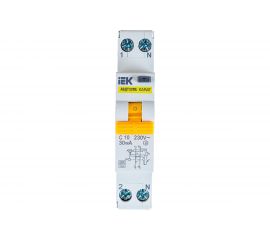 Автоматический выключатель дифференциального тока IEK АВДТ32ML тип A С10 30мА KARAT MVD12-1-010-C-030-A 