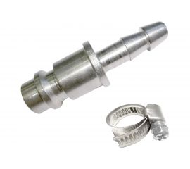 Штуцер быстроразъемный с фиксирующим хомутом под шланг (D=8 мм; 10 атм.) Andycar QR-Р08 