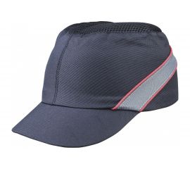 Защитная каскетка Delta Plus AIR COLTAN черная/красная, козырек 5см COLTAAINOSH 