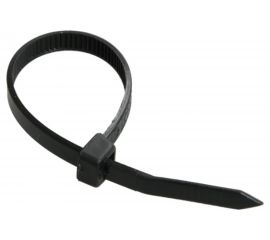 Хомут IEK 7.6x300, черный, нейлон, упаковка 100шт, ИЭК UHH32-D076-300-100 