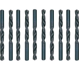 Сверло по металлу HSS DIN 338 (10 шт; 6.4x63x101 мм) Fortis 10 010 288 