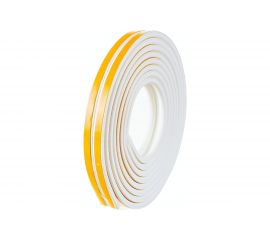 Самоклеящийся резиновый уплотнитель SDM тип P, 9 мм х 5,5 мм, белый, 6 м 5249 