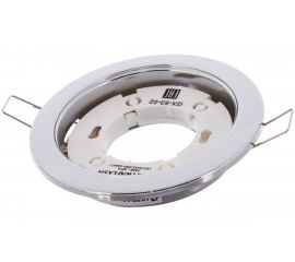 Металлический встраиваемый светильник Ultraflash хром GX-53-02 14056 