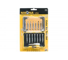 Набор вставок с держателем (15 предметов; 50 мм) NIKONA 27-315 