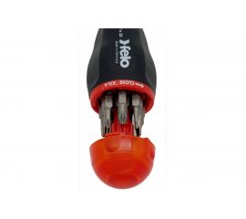 Отвертка с магнитным держателем под биты с набором бит 8шт. Felo 37320805 