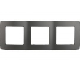 Рамка на 3 поста ЭРА 12-5003-12 12, графит Б0019374 
