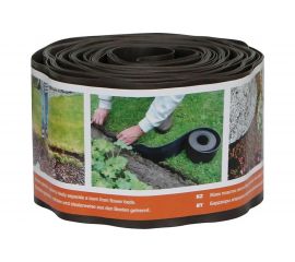 Бордюрная лента Протэкт 9 м, коричневая ГОФРА Б-10/9 кор 